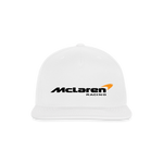 Racing Styled  (M)- Snapback Baseball Cap - white
