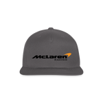 Racing Styled  (M)- Snapback Baseball Cap - dark grey