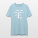 Circle of Love - Test Sample - sky blue