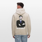 Men's Hoodie - Tuen the Vloume up - Sand
