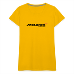 Racing Styled  (M)- Women’s Premium T-Shirt - sun yellow