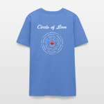 Circle of Love - Test Sample - bright blue
