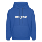 Men's Hoodie - Tuen the Vloume up - royal blue