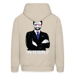 Men's Hoodie - Tuen the Vloume up - Sand