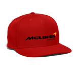 Racing Styled  (M)- Snapback Baseball Cap - red