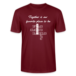 Circle of Love - Test Sample - burgundy