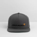 Racing Styled  (M)- Snapback Baseball Cap - dark grey