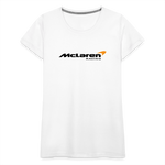 Racing Styled  (M)- Women’s Premium T-Shirt - white