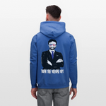 Men's Hoodie - Tuen the Vloume up - royal blue