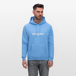 Men's Hoodie - Tuen the Vloume up - carolina blue