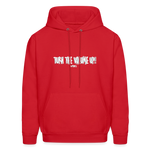 Men's Hoodie - Tuen the Vloume up - red