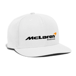 Racing Styled  (M)- Snapback Baseball Cap - white