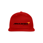 Racing Styled  (M)- Snapback Baseball Cap - red