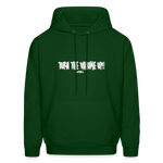 Men's Hoodie - Tuen the Vloume up - forest green