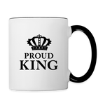 Proud King - Accent Mug - white/black