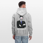 Men's Hoodie - Tuen the Vloume up - heather gray