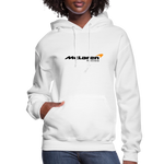 Racing Styled  (M)- Women's Hoodie - white