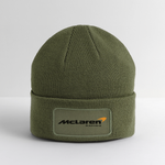 Racing Styled  (M)- Patch Beanie - olive