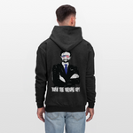 Men's Hoodie - Tuen the Vloume up - charcoal grey