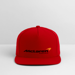 Racing Styled  (M)- Snapback Baseball Cap - red