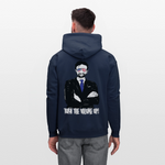 Men's Hoodie - Tuen the Vloume up - navy