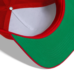 Racing Styled  (M)- Snapback Baseball Cap - red