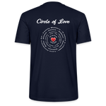 Circle of Love - Test Sample - french navy