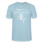 Circle of Love - Test Sample - sky blue