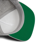 Racing Styled  (M)- Snapback Baseball Cap - heather gray