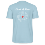 Circle of Love - Test Sample - sky blue