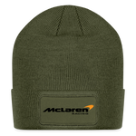 Racing Styled  (M)- Patch Beanie - olive