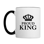 Proud King - Accent Mug - white/black