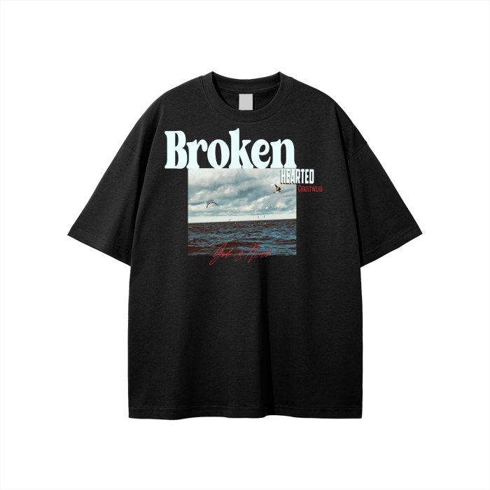 Streetwear Unisex Solid Color Loose Fit FOG T-Shirt