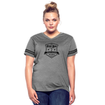 Proud Mom of 2 awesome kid - Vintage T-Shirt - heather gray/charcoal