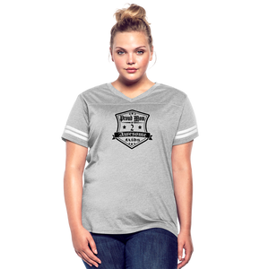 Proud Mom of 2 awesome kid - Vintage T-Shirt - heather gray/white