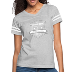 Proud Mom of 1 awesome kid - Vintage T-Shirt - heather gray/white