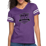 Proud Mom of 4 awesome kid - Vintage T-Shirt - vintage purple/white