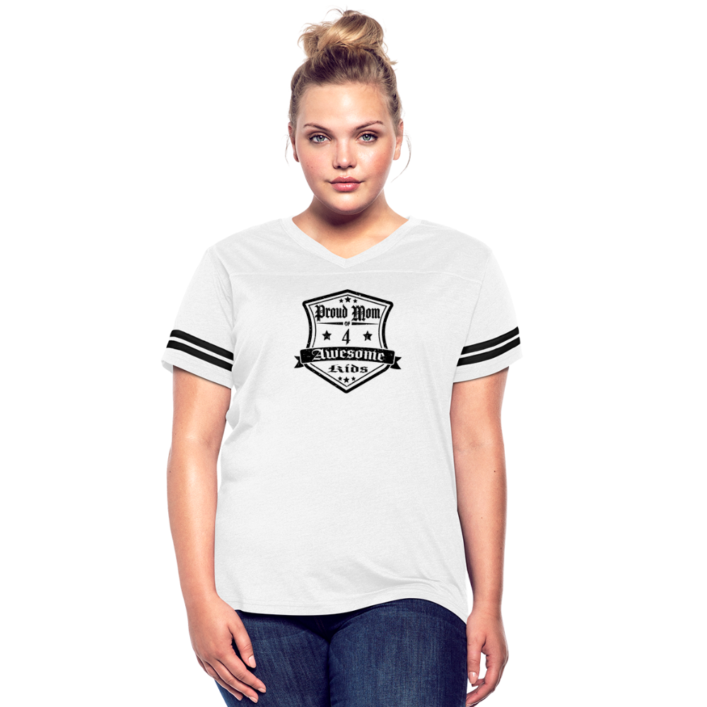 Proud Mom of 4 awesome kids - Vintage T-Shirt