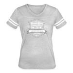 Proud Mom of 3 awesome kid - Vintage T-Shirt - heather gray/white