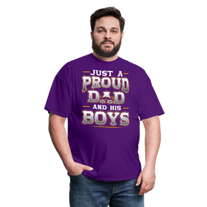 Just a Proud dad and his boys - purple
