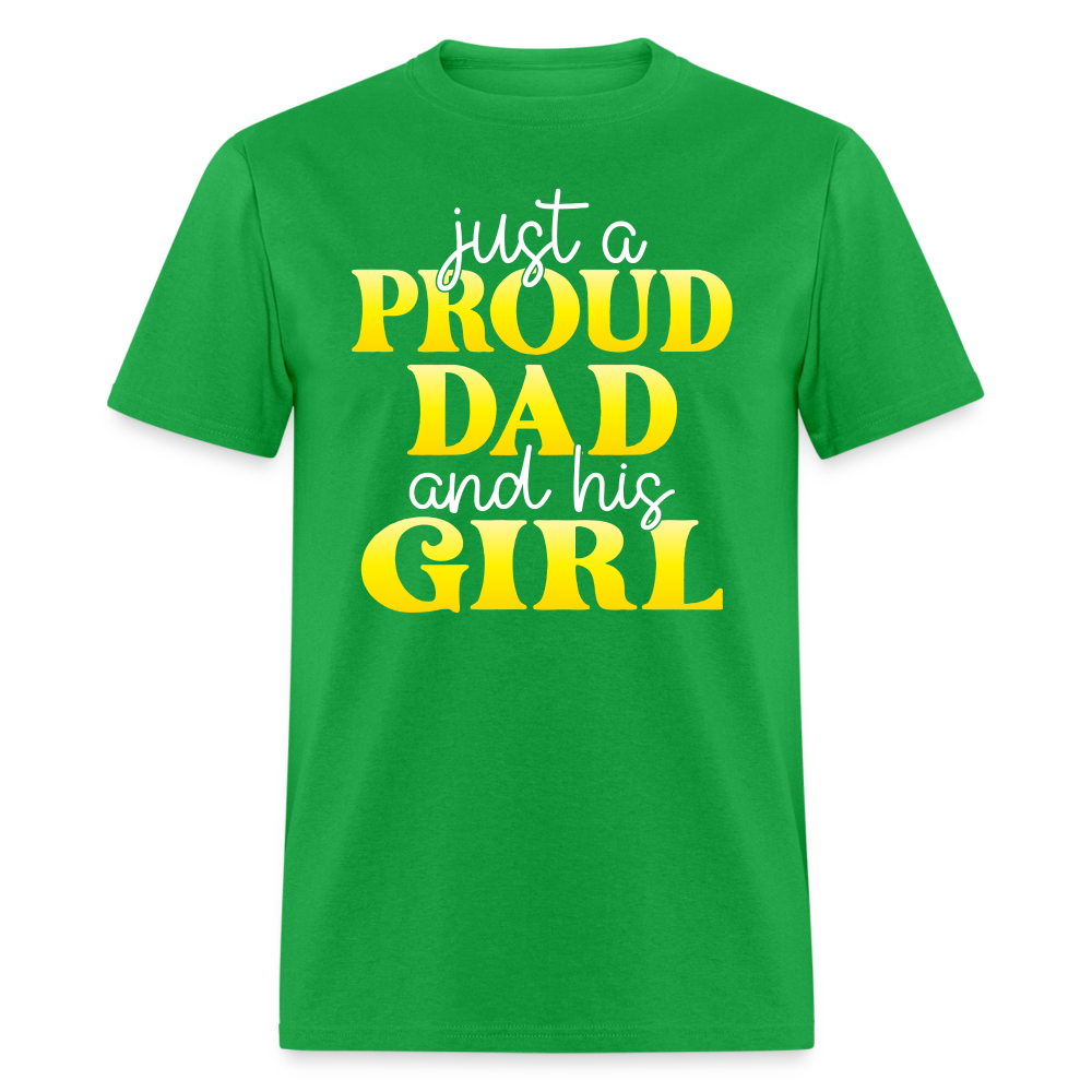 Just a proud dad and his Girl - bright green