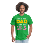 Just a proud Dad and his Girls - bright green