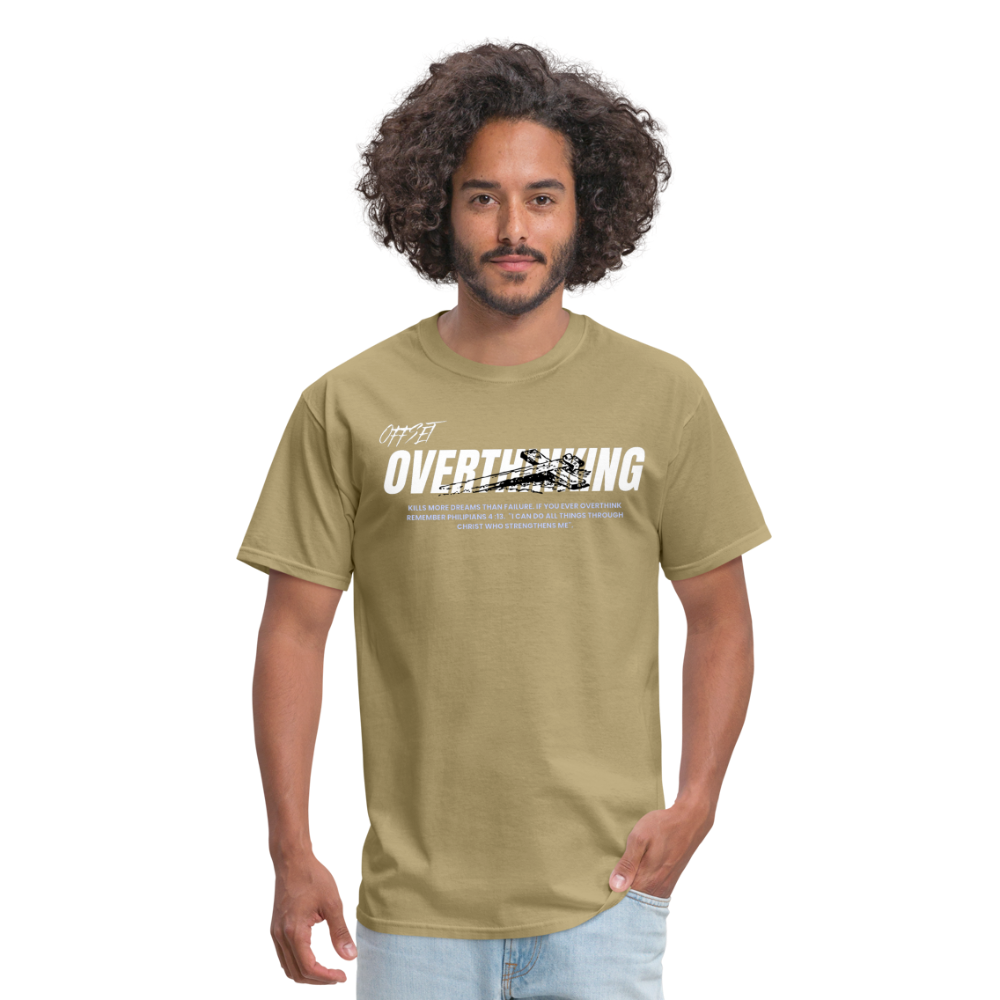 Unisex Classic OVERTHINKING TEE - khaki