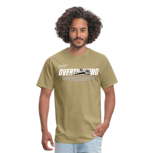 Unisex Classic OVERTHINKING TEE - khaki