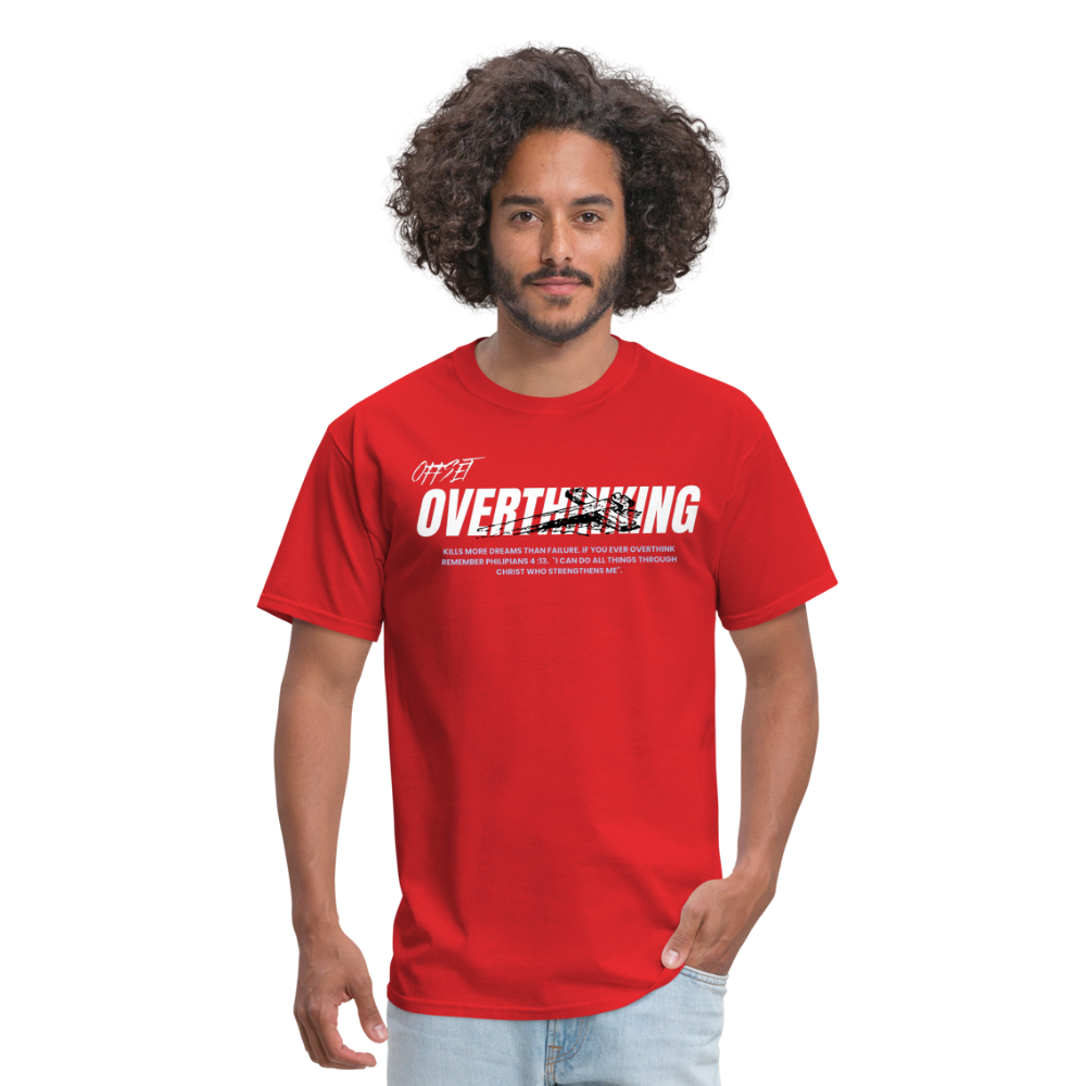 Unisex Classic OVERTHINKING TEE - red