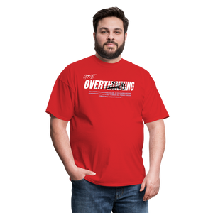 Unisex Classic OVERTHINKING TEE - red