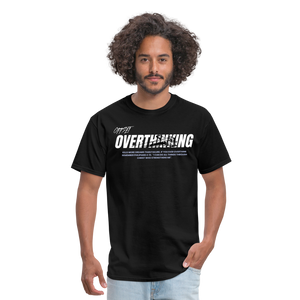 Unisex Classic OVERTHINKING TEE - black