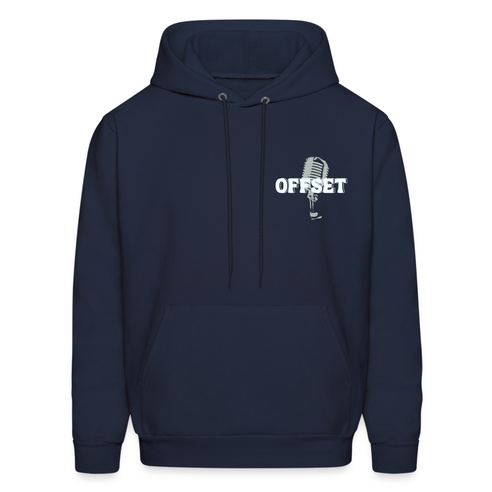 Offset Real talk Hoodie - navy