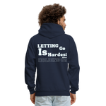 Offset Real talk Hoodie - navy