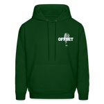 Offset Real talk Hoodie - forest green